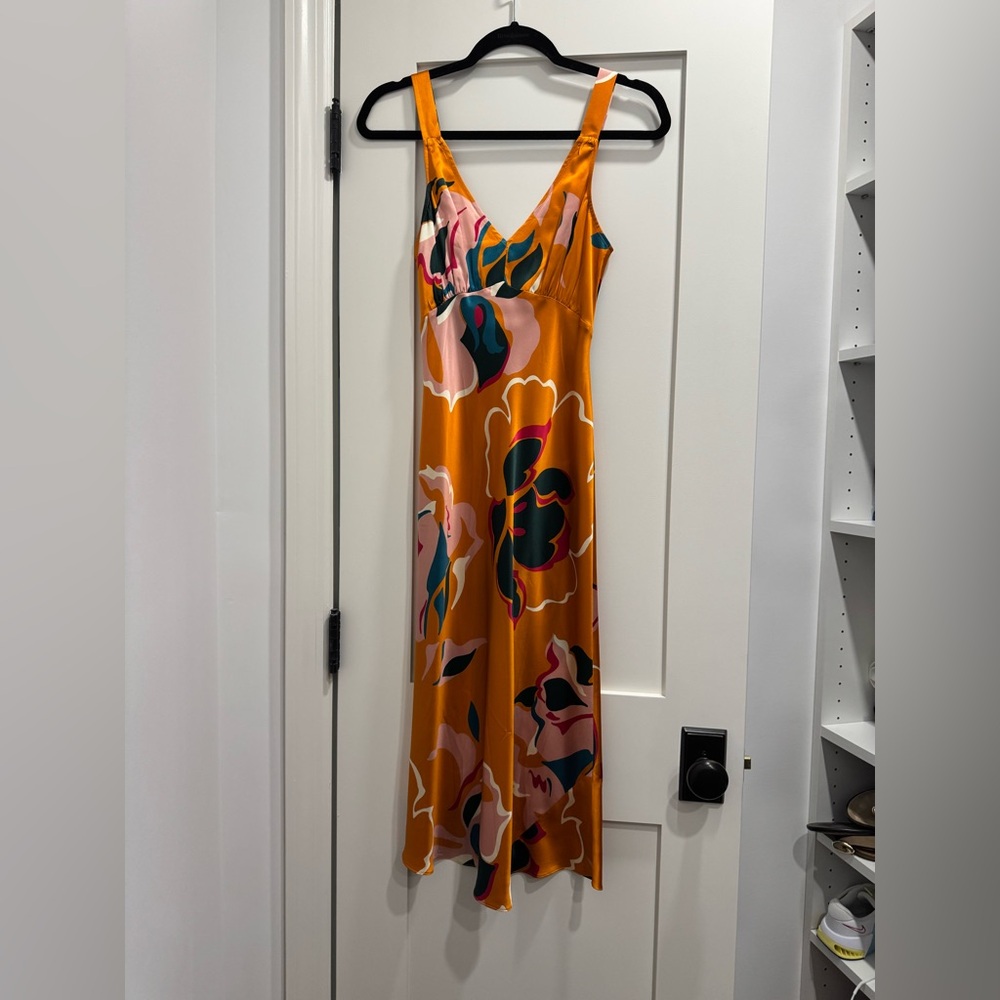 Reformation Daytona Silk Midi Dress